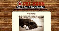 Desktop Screenshot of petbarn.net