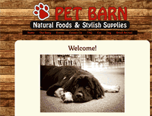 Tablet Screenshot of petbarn.net